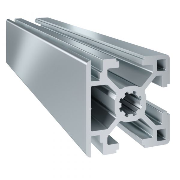 Perfil de Aluminio 30x30MM ESTRUTURAL - 6000MM - FACE ENCLAUSURAMENTO